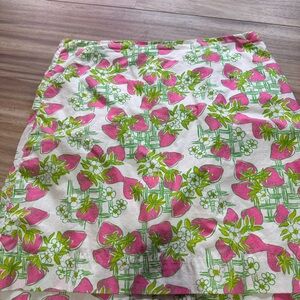 Lilly Pulitzer strawberry skirt